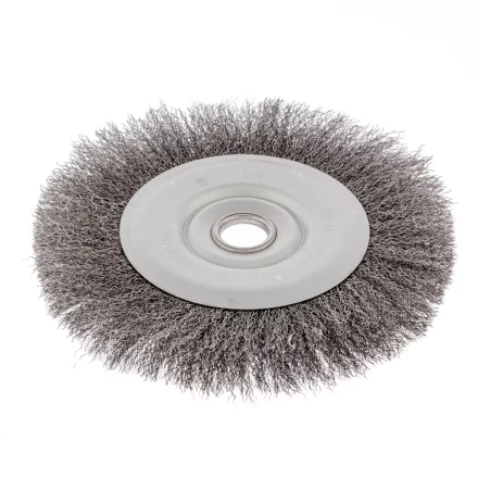 Щетка для УШМ 200 мм посадка 22,2 мм плоская витая проволока Сибртех 746687 купить в Ханты-Мансийске