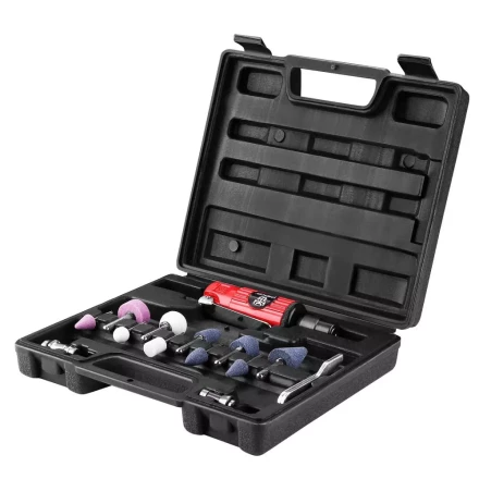 Шлифмашина ПШМ пневматическая DEKO DKPT02 SET 3, 018-1102, в чемодане с набором 15 предметов купить в Ханты-Мансийске