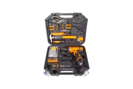 Дрель-шуруповерт Вихрь ДА-12Л-2КН с набором инструментов 72/14/35 купить в Ханты-Мансийске