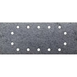 Лист шлифовальный универсальный URAGAN с покрыт. стеарата цинка, 14 отверстий по кругу, для ПШМ, P60, 115х280мм, 10шт 907-23104-060-10
