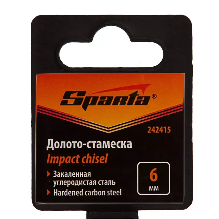 Долото-стамеска 6 мм, деревянная рукоятка// Sparta 242415 купить в Ханты-Мансийске