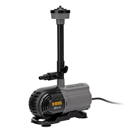 Насос фонтанный FNP31-24, 31 Вт, подъем 2,4 м, 1500 л/ч, колокольчик/2 каскада/гейзер Denzel 99031 купить в Ханты-Мансийске