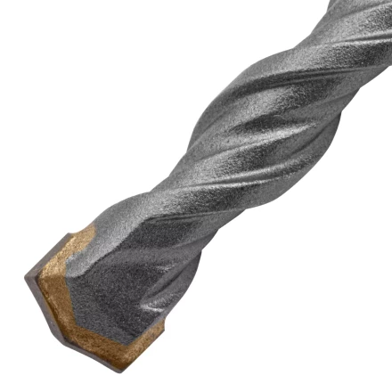 Бур по бетону Denzel, 10 x 310 мм,двойная спираль, три пылеотводящие кромки, 705019 купить в Ханты-Мансийске