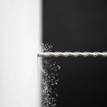 Бур по бетону Denzel, 10 x 310 мм,двойная спираль, три пылеотводящие кромки, 705019 купить в Ханты-Мансийске