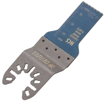 Насадка для МФИ режущая пазовая прямая, HCS, по дереву, 20 х 1.4 мм, мелкий зуб Denzel 782309 купить в Ханты-Мансийске