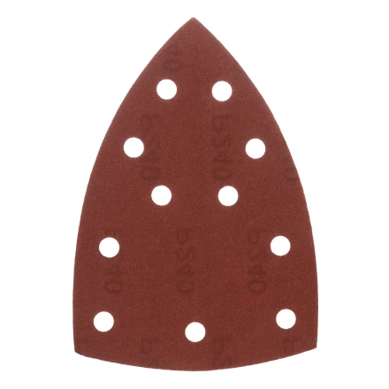 Треугольник абразивный на ворc. подложке под "липучку", перф., P 240, 150х150х100 мм, 5 шт. Denzel 738667 купить в Ханты-Мансийске