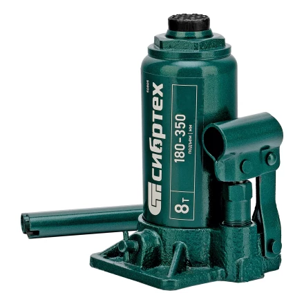 Домкрат гидравлический бутылочный Сибртех 50805, 8 т, 180-350 мм купить в Ханты-Мансийске