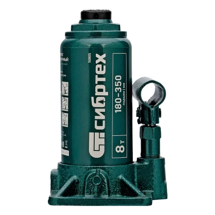 Домкрат гидравлический бутылочный Сибртех 50805, 8 т, 180-350 мм купить в Ханты-Мансийске