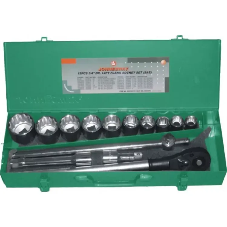 Набор головок торцевых  3/4"DR  7/8"  2" 15предметов Jonnesway S04Н6415S 48501 купить в Ханты-Мансийске