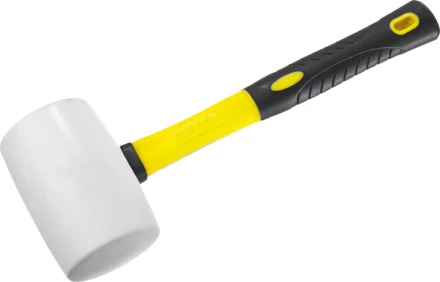 Киянка STAYER &quot;PROFI&quot; резиновая БЕЛАЯ, с фиберглассовой ручкой, 900г 20533-900 купить в Ханты-Мансийске