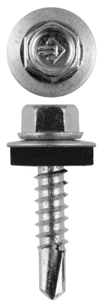 Саморезы ЗУБР &quot;ПРОФЕССИОНАЛ&quot; оцинков., для крепл. кров. матер. к металл. констр., 5.5х25мм, 1800шт 4-300310-55-025 купить в Ханты-Мансийске