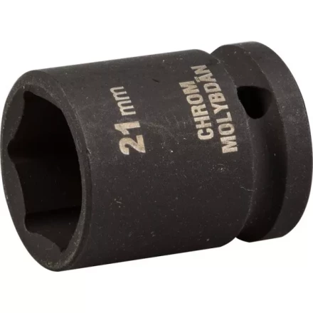 Торцовая головка KRAFTOOL &quot;INDUSTRIE QUALITAT&quot; ударная (1/2&quot;), FLANK, Cr-Mo, фосфатированная, 21 мм 27940-21_z01 купить в Ханты-Мансийске