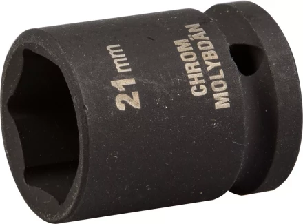 Торцовая головка KRAFTOOL &quot;INDUSTRIE QUALITAT&quot; ударная (1/2&quot;), FLANK, Cr-Mo, фосфатированная, 21 мм 27940-21_z01 купить в Ханты-Мансийске