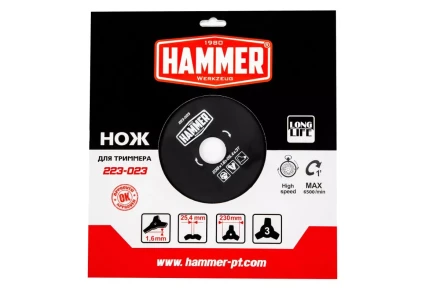 Нож для триммера HAMMER 223-023 купить в Ханты-Мансийске