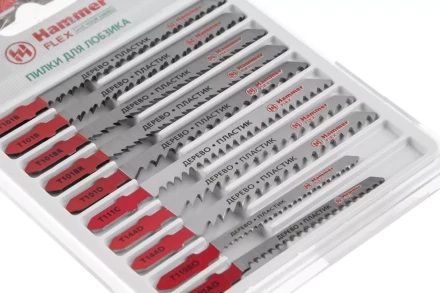 Пилки для лобзика HAMMER JG WD-PL набор No4 (10шт.) купить в Ханты-Мансийске