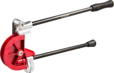 Трубогиб ЗУБР "ЭКСПЕРТ" для точной гибки труб из мягкой меди, алюминия, тонкостенной стали под углом до 180град,15мм 23524-15 купить в Ханты-Мансийске