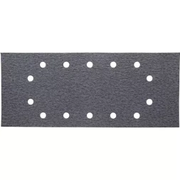 Лист шлифовальный универсальный URAGAN с покрыт. стеарата цинка, 14 отверстий по кругу, для ПШМ, P80, 115х280мм, 10шт 907-23104-080-10