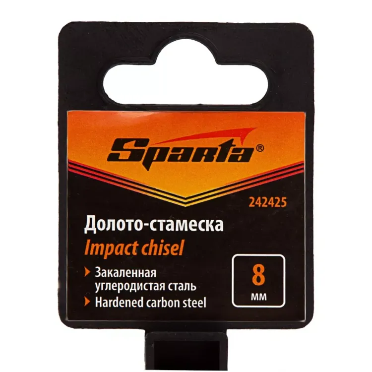Долото-стамеска 8 мм, деревянная рукоятка// Sparta 242425 купить в Ханты-Мансийске