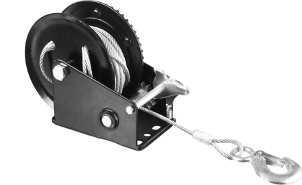 Лебедка ручная барабанная STAYER &quot;MASTER&quot;, тяговая, тросовая, 0,9т, 8м 43112-0.9 купить в Ханты-Мансийске