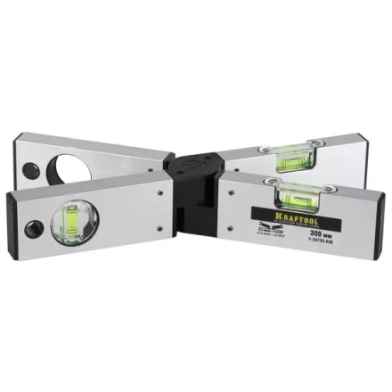 Уровень KRAFTOOL &quot;PRO&quot; &quot;MASS Level&quot;, раскладной, 3 ампулы, 300мм 1-34730-030 купить в Ханты-Мансийске