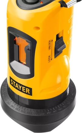 Нивелир лазерный линейный SLL-2, STAYER 34960-H2, штатив, кейс, 10м, точн. +/-0,5 мм/м 34960-H2 купить в Ханты-Мансийске