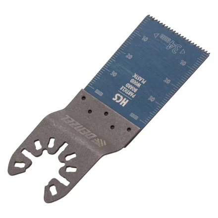 Насадка для МФИ режущая пазовая прямая, HCS, по дереву, 34 х 1.4 мм, мелкий зуб Denzel 782312 купить в Ханты-Мансийске