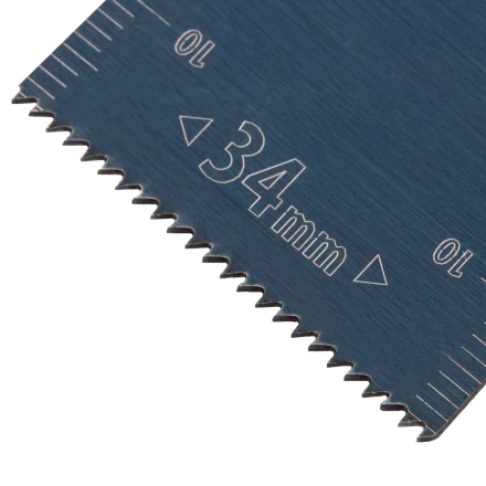 Насадка для МФИ режущая пазовая прямая, HCS, по дереву, 34 х 1.4 мм, мелкий зуб Denzel 782312 купить в Ханты-Мансийске