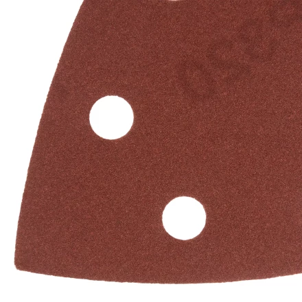 Треугольник абразивный на ворc. подложке под "липучку", перф., P 320, 150х150х100 мм, 5 шт. Denzel 738677 купить в Ханты-Мансийске