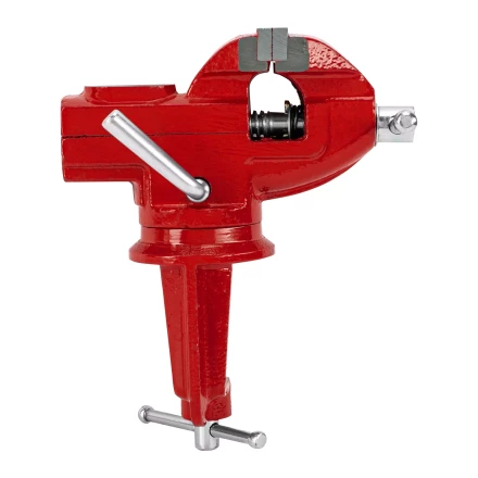 Тиски слесарные MTX 50 мм настольные поворотные c наковальней 18675 купить в Ханты-Мансийске