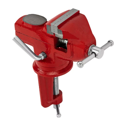 Тиски слесарные MTX 50 мм настольные поворотные c наковальней 18675 купить в Ханты-Мансийске