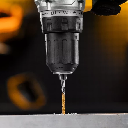 Сверло спиральное по металлу Denzel 4 x 75мм, Р6М5, Golden Tip, многогранная заточка 718272 купить в Ханты-Мансийске