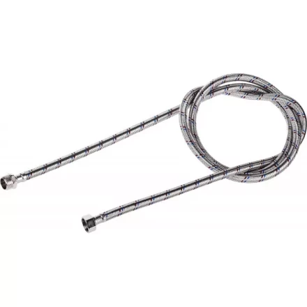 Подводка гибкая ЗУБР для воды, оплетка из нержавеющей стали, г/ш 1/2&quot; - 2м 51005-G/S-200 купить в Ханты-Мансийске