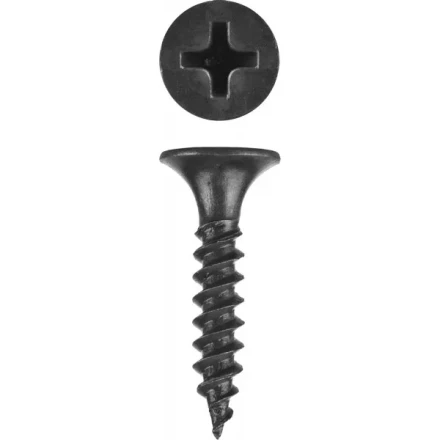 Саморезы фосфатированные с мелкой резьбой, гипсокартон-металл, ЗУБР 300016-35-032, PH2, 3,5 x 32 мм, 65 шт 300016-35-032 купить в Ханты-Мансийске