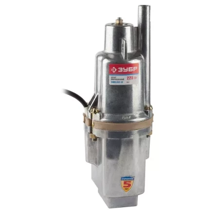 Насос ЗУБР &quot;Родничок&quot; вибрационный, погружной, для чистой воды, 1500 л/ч, напор 60 м, шнур 10 м, 225 Вт ЗНВП-300-10 купить в Ханты-Мансийске