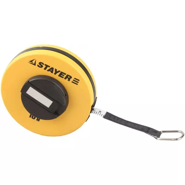 Мерная лента STAYER "STANDARD" фиберглассовая двусторонняя, 10м 34153-10 купить в Ханты-Мансийске
