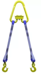 Строп текстильный двухветвевой 2СТ 5 т L=2.5 м SF6 100 мм Звено РТ-3