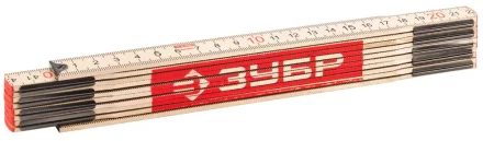 Метр ЗУБР &quot;ЭКСПЕРТ&quot; складной, усиленный, деревянный, 2м 3424-2_z01 купить в Ханты-Мансийске