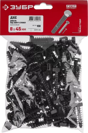 Дюбели под хомут-стяжку ДХС нейлоновые серия МАСТЕР купить в Ханты-Мансийске