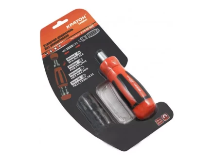 Отвертка-держатель бит реверсивная Кратон Complect 12 в 1 2 09 05 009 купить в Ханты-Мансийске