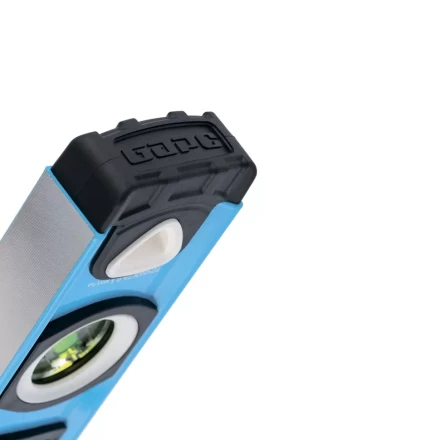 Уровень алюминиевый двуручный 600 мм профиль 1.6 мм фрезерованный ударопрочные заглушки 3 глазка БАРС 34350 купить в Ханты-Мансийске