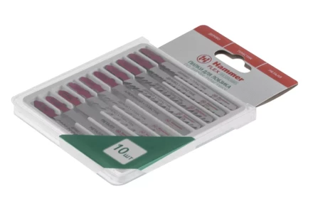 Пилки для лобзика HAMMER JG WD-PL-MT набор No5 (10шт.) купить в Ханты-Мансийске