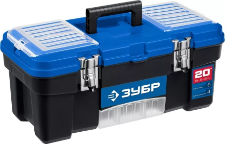 ЗУБР ДЕСНА-20, 508 x 256 x 225 мм, (20), Пластиковый ящик для инструментов (38181-20) купить в Ханты-Мансийске