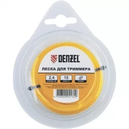 Леска для триммера квадратная 40 мм х 10 м блистер Denzel Россия 96182