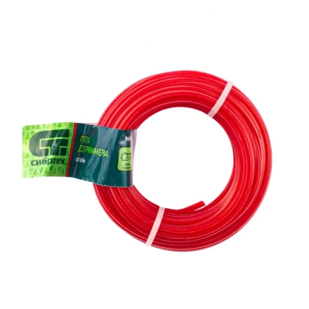 Леска для триммера семь граней, 3.0 мм х 10 м, Россия Сибртех 961835 купить в Ханты-Мансийске