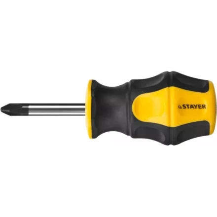 Отвертка STAYER &quot;MASTER&quot; &quot;HERCULES&quot;, Сr-V, противоскользящая рукоятка, PH2x38мм 25052-38-2_z02 купить в Ханты-Мансийске