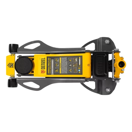 Домкрат гидравлический подкатной Denzel 51250, 3 т, 75-500 мм, быстрый подъем, низкий подхват, проф. купить в Ханты-Мансийске