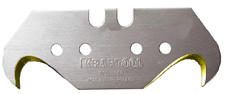 Лезвие KRAFTOOL"PRO" "SOLINGEN"сменное,для универс ножей,нитрид титана,многоур закалка,крюк типS24,18,7х50х0,50мм,5шт 09643-TIN-S5_z01 купить в Ханты-Мансийске