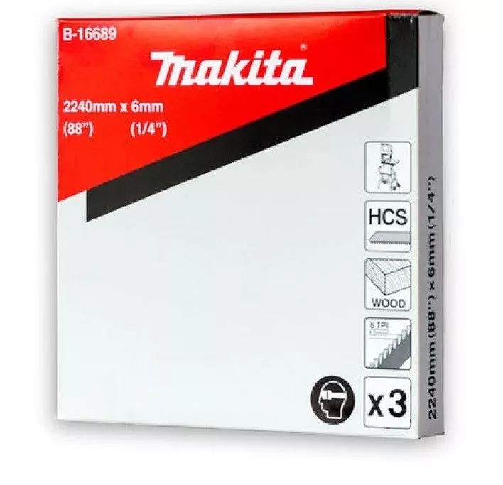 Набор полотен Makita B-16689 для ленточной пилы купить в Ханты-Мансийске