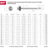 Саморезы ЗУБР окраш., RAL 5009 небесно-голуб., для крепл. кров. матер. к дерев. обреш., 4.8x65мм, 900шт 4-300310-48-065-5009 купить в Ханты-Мансийске