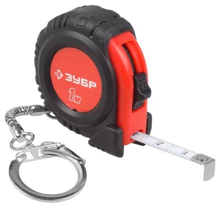 Рулетка ЗУБР МАСТЕР обрезиненный корпус фиксатор с кольцом для ключей серия МАСТЕР купить в Ханты-Мансийске